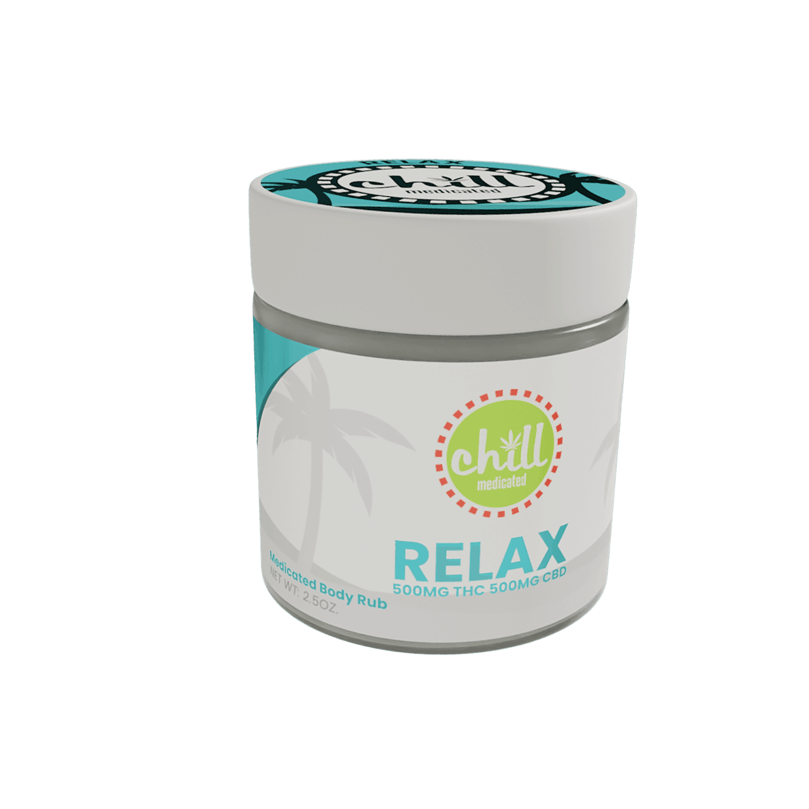 CHILL MEDICATED | RELAX BODY RUB | TOPICAL | 500MG:500MG | REC - View 3