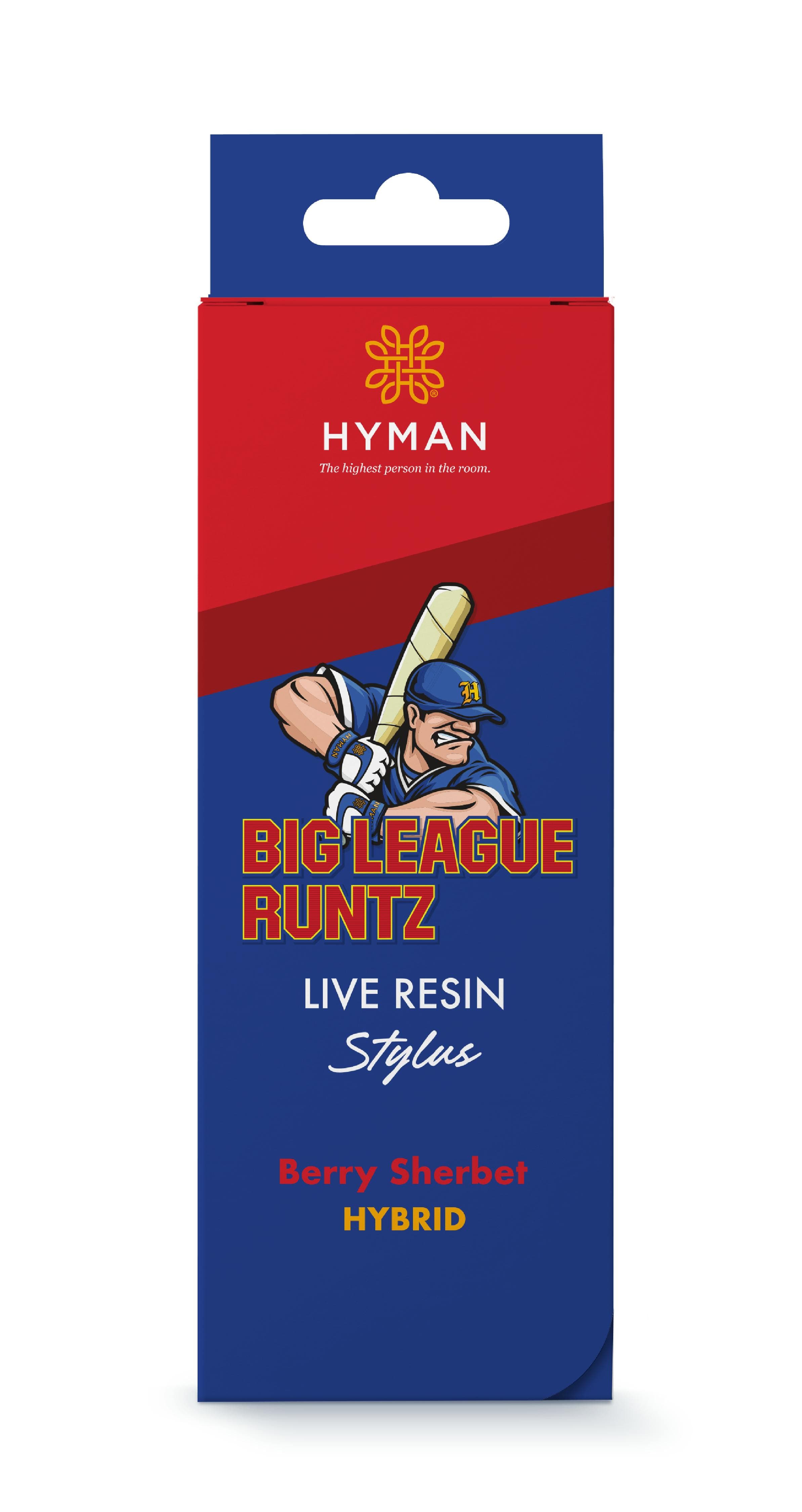 HYMAN | BIG LEAGUE RUNTZ | HYBRID | DISPOSABLE VAPE | 1G | REC - View 2