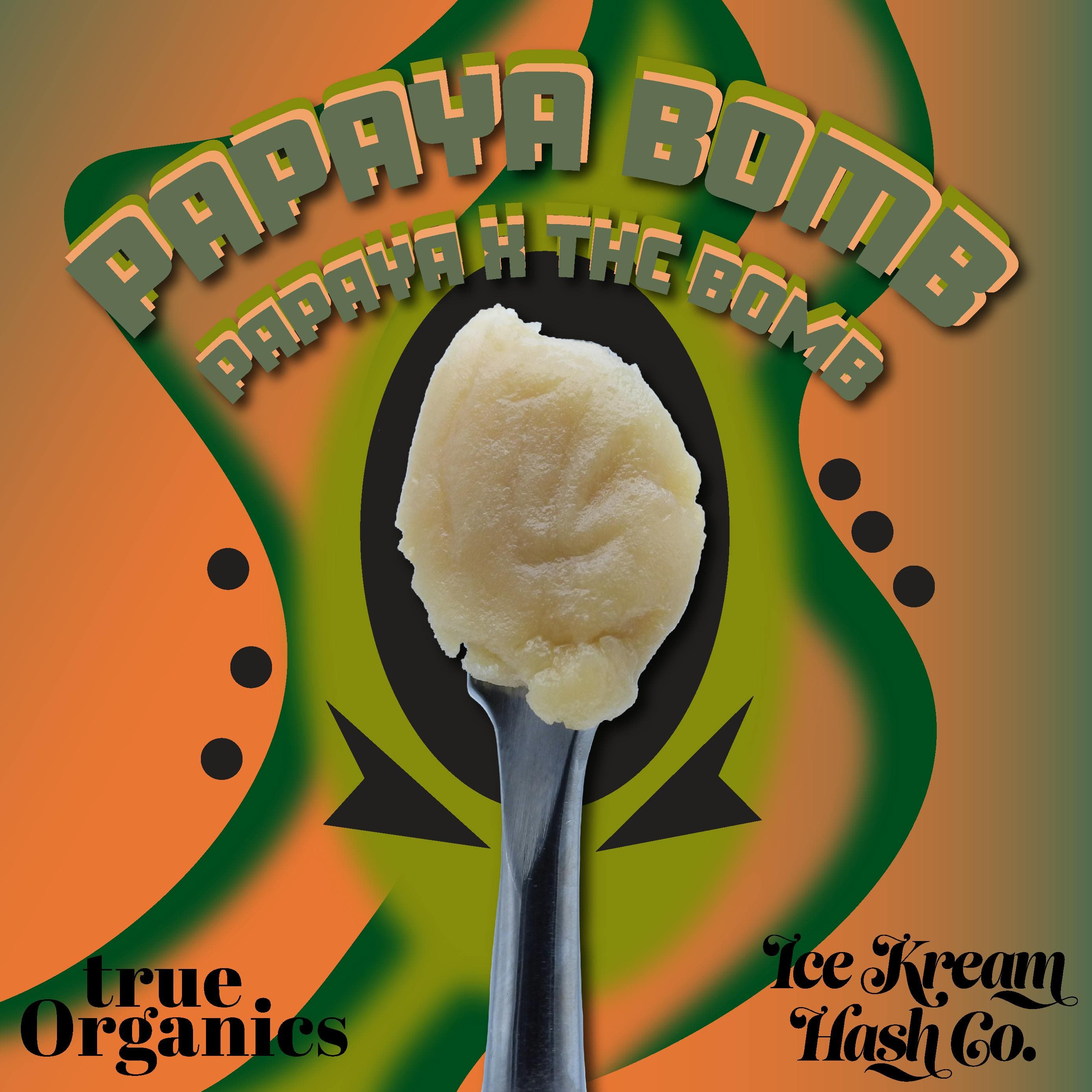 ICE KREAM HASH CO. | PAPAYA BOMB | HYBRID | LIVE ROSIN | 1G | REC - View 2