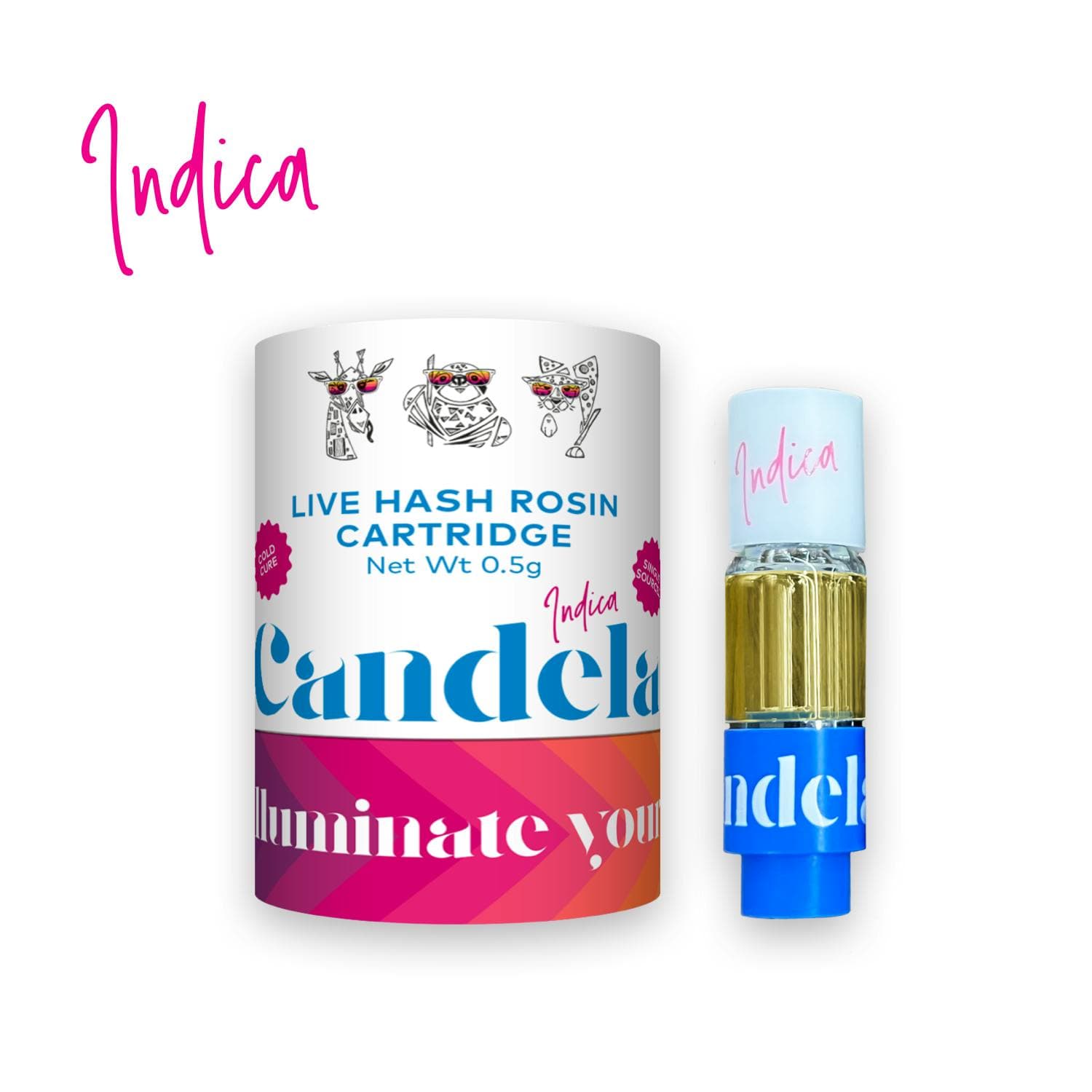 CANDELA | TRUFFLE CAKE ROSIN | INDICA | 510 CARTRIDGE | 0.5G | REC - View 1