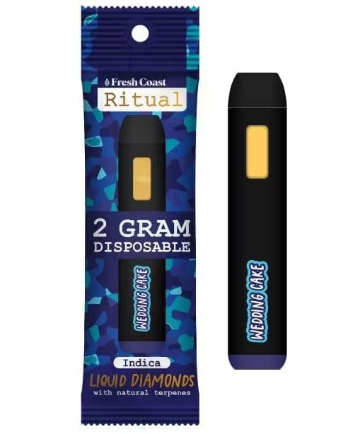 RITUAL | WEDDING CAKE | INDICA | DISPOSABLE VAPE | 2G | REC - View 1