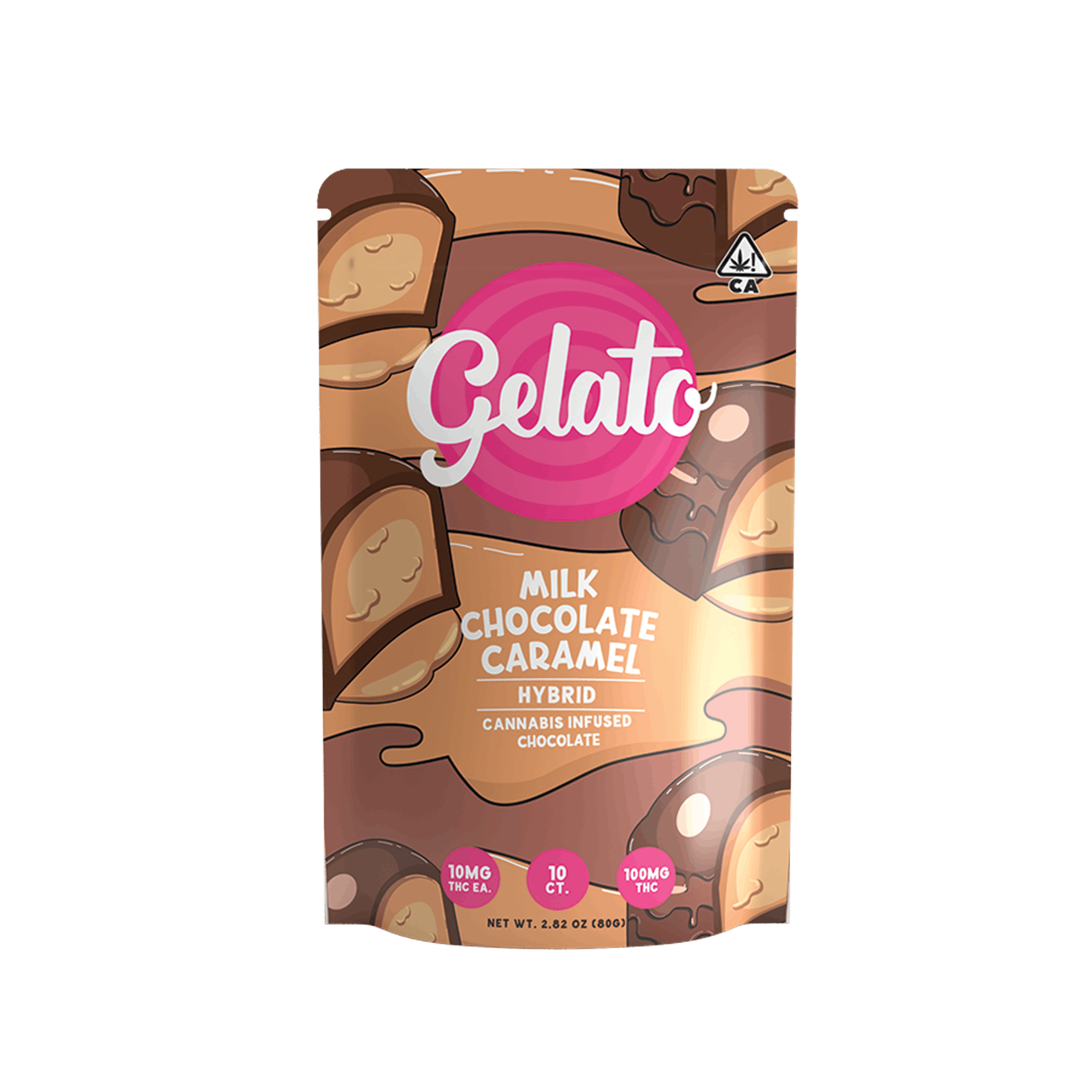 MILK CHOCOLATE CARAMEL DUBAI BARS