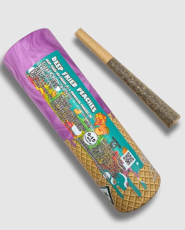 ICE KREAM HASH CO. | DEEP FRIED PEACHES | HYBRID | INFUSED | 1G | REC - View 1