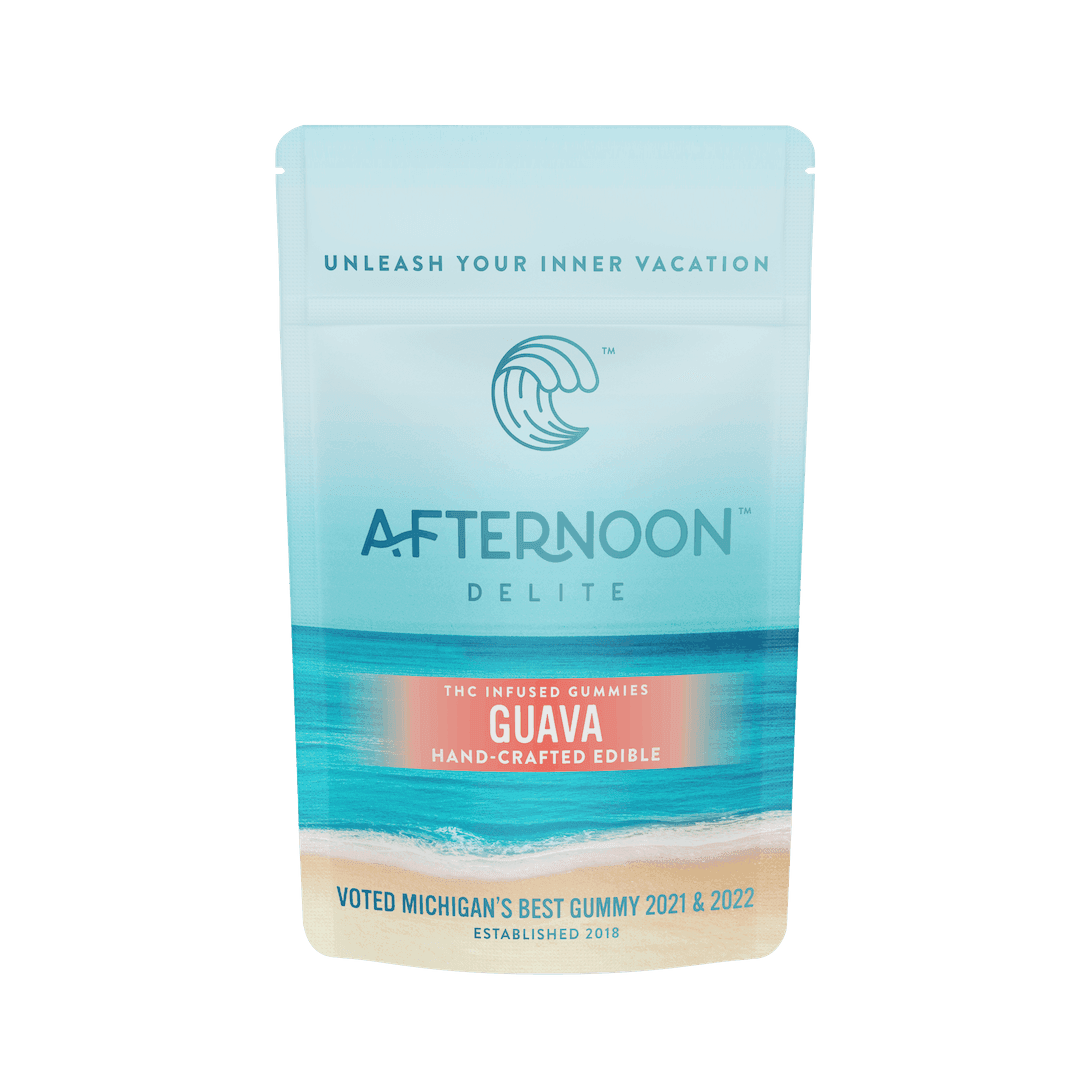 AFTERNOON DELITE | STRAWBERRY GUAVA | 2X100MG GUMMIES - View 2