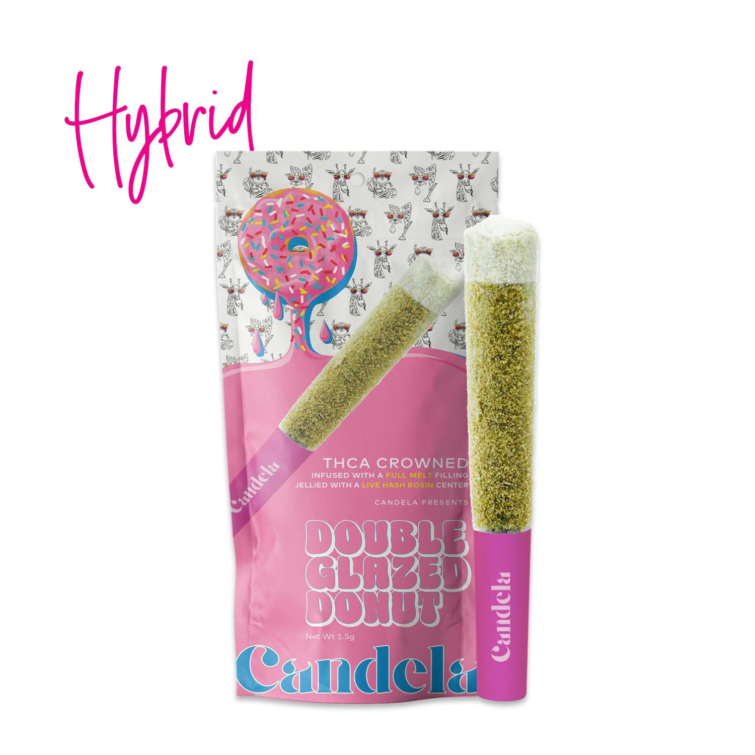 CANDELA | BLOCKBERRY X BLOCKBERRY | HYBRID | INFUSED MINI DONUTS | 1.5G | REC - View 3