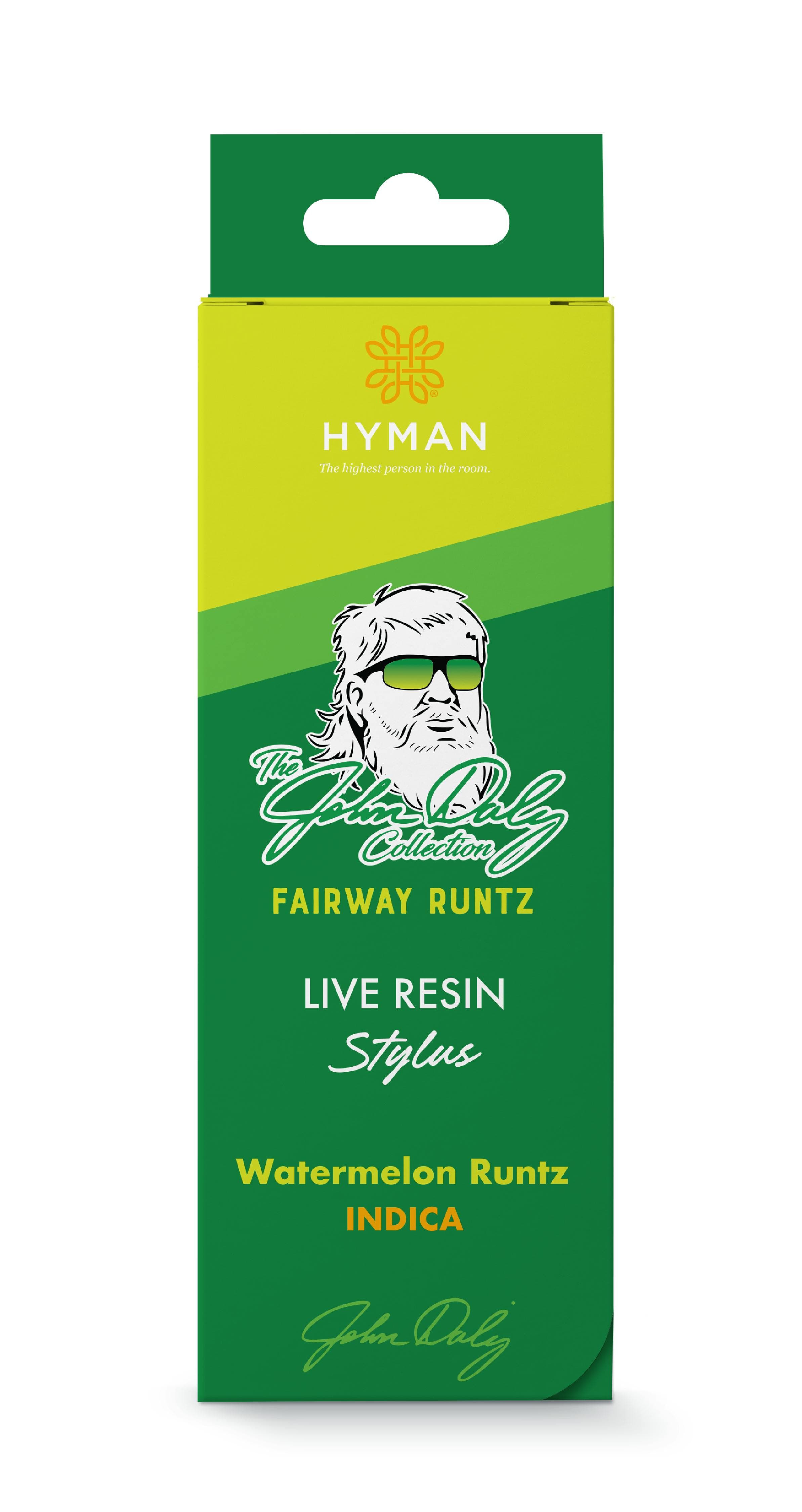 HYMAN | JOHN DALY FAIRWAY RUNTZ | INDICA | DISPOSABLE VAPE | 1G | REC - View 2