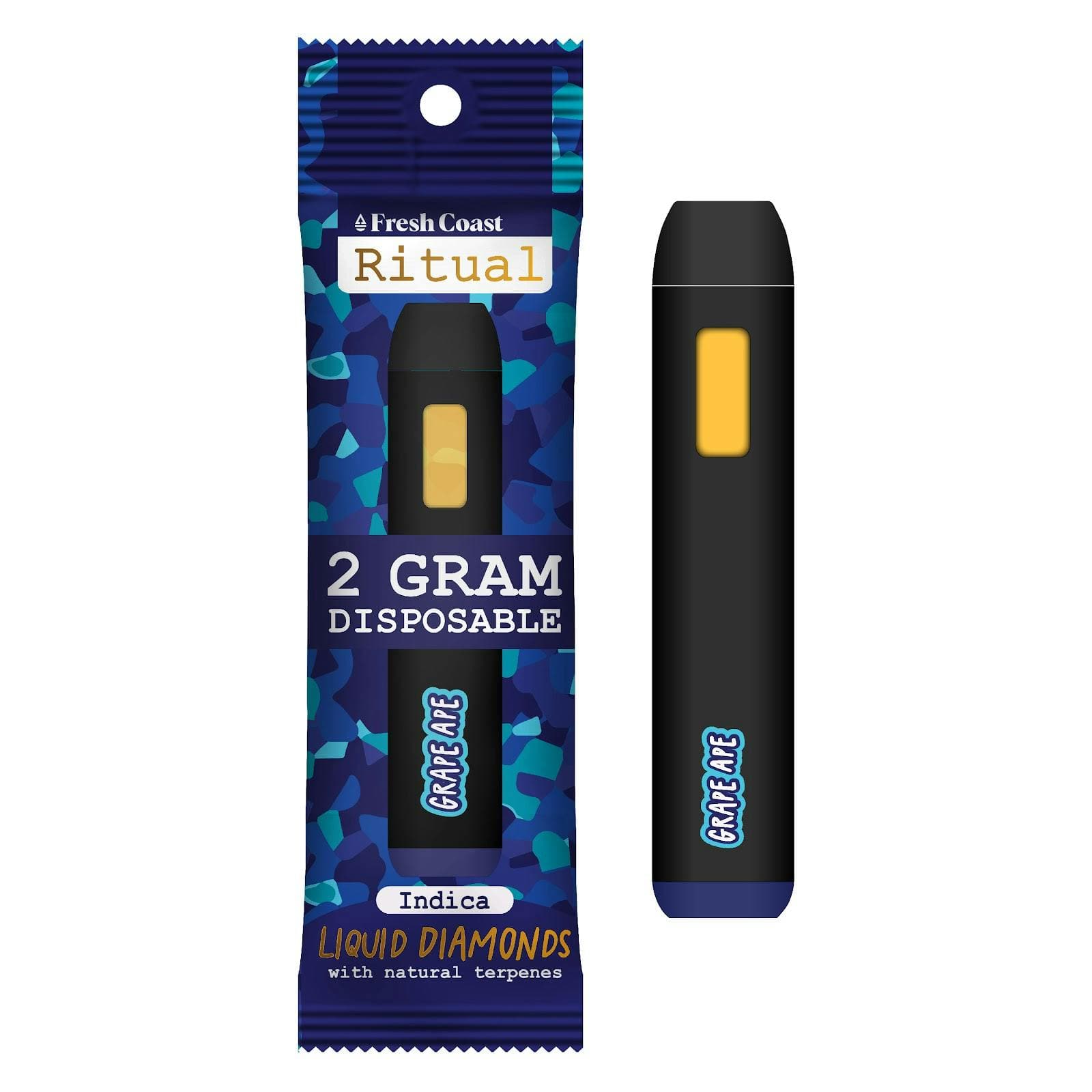 RITUAL | GRAPE APE | INDICA | DISPOSABLE VAPE | 2G - View 2