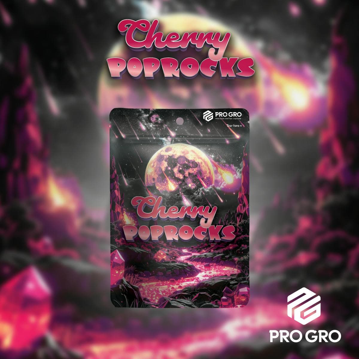 CHERRY POP ROCKS PRE-PACKAGED 8TH