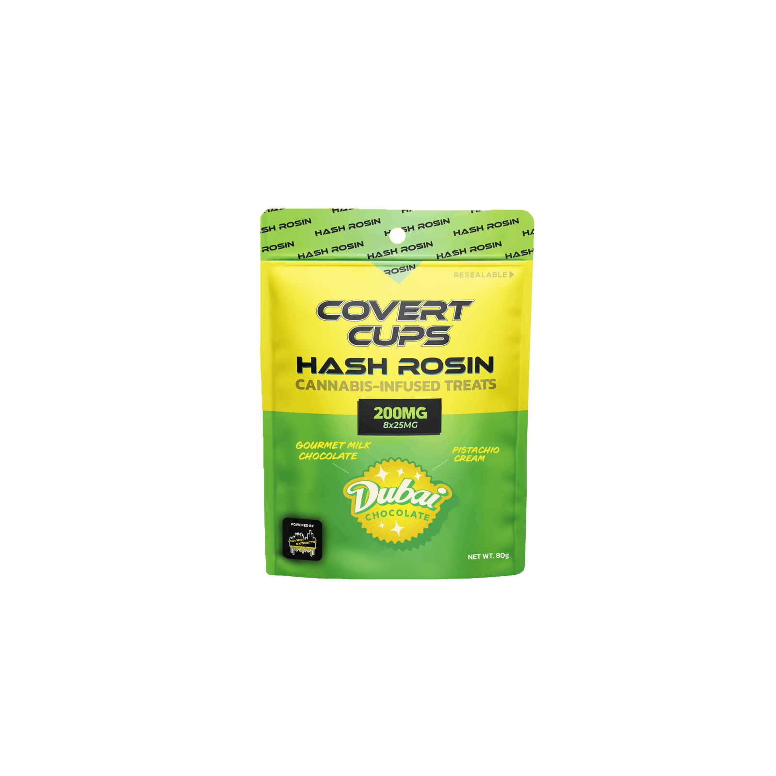COVERT CUPS | DUBAI | HASH ROSIN EDIBLES | 200MG | REC - View 2