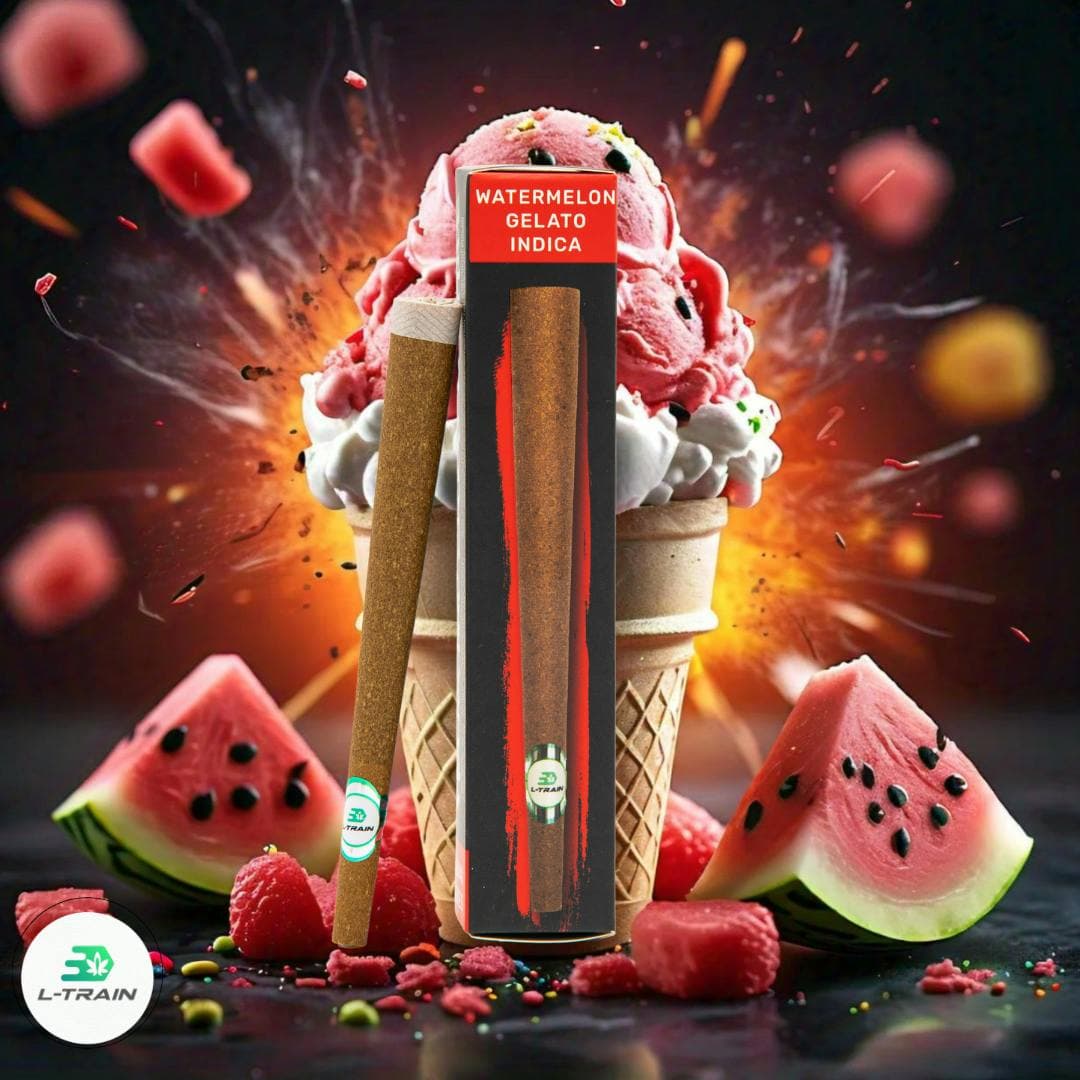 L-TRAIN | WATERMELON GELATO | HYBRID | MOONROCK BLUNT | 2G | REC - View 2