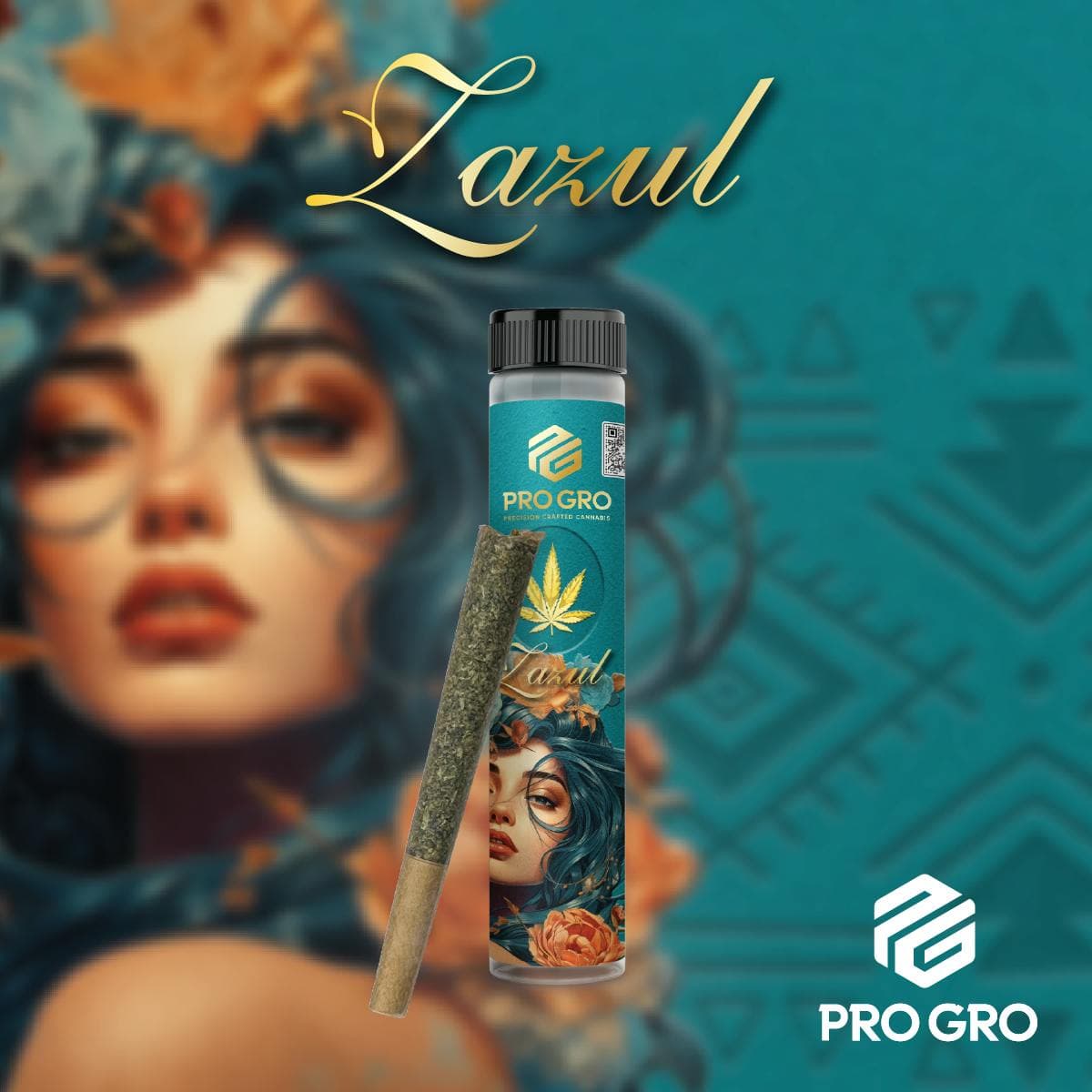 PRO GRO | ZAZUL | HYBRID | NON-INFUSED PRE-ROLL | 1G | REC - View 2