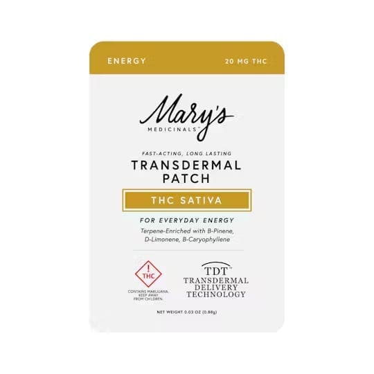 Transdermal THC Patch 20MG