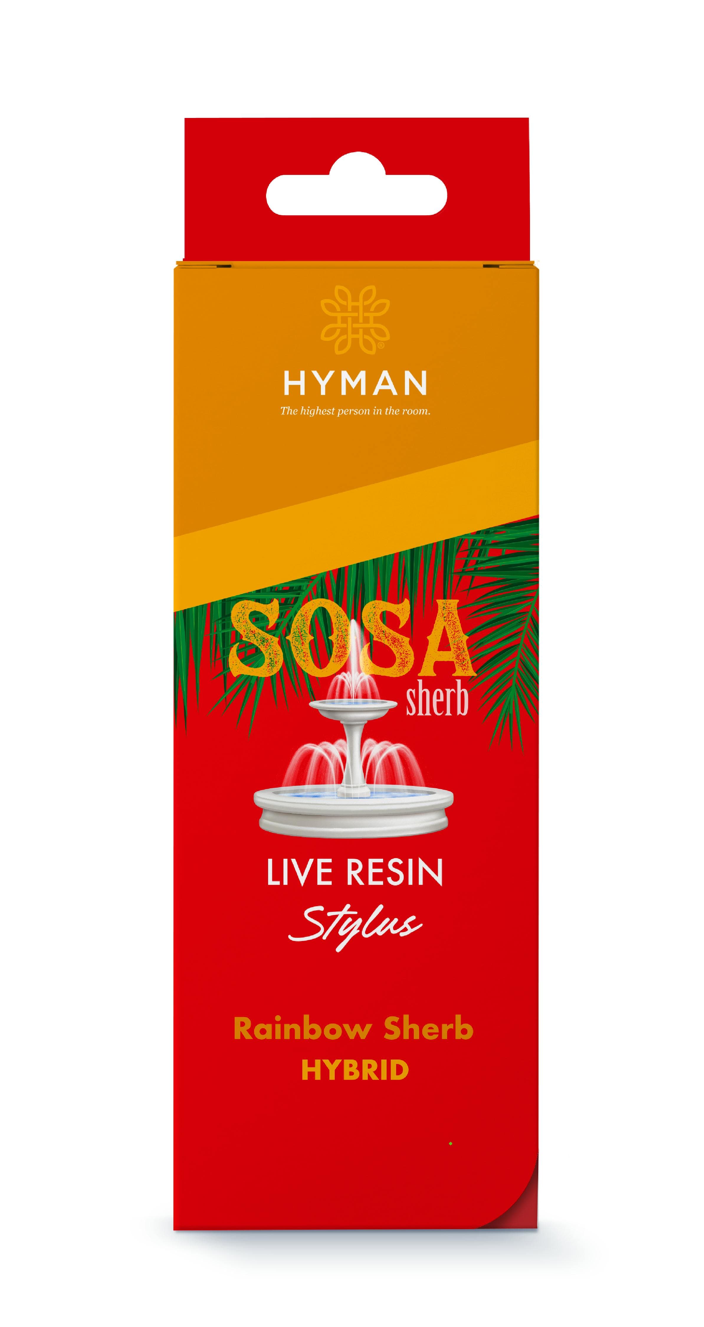 HYMAN | SOSA SHERB | HYBIRD | DISPOSABLE VAPE | 1G | REC - View 2