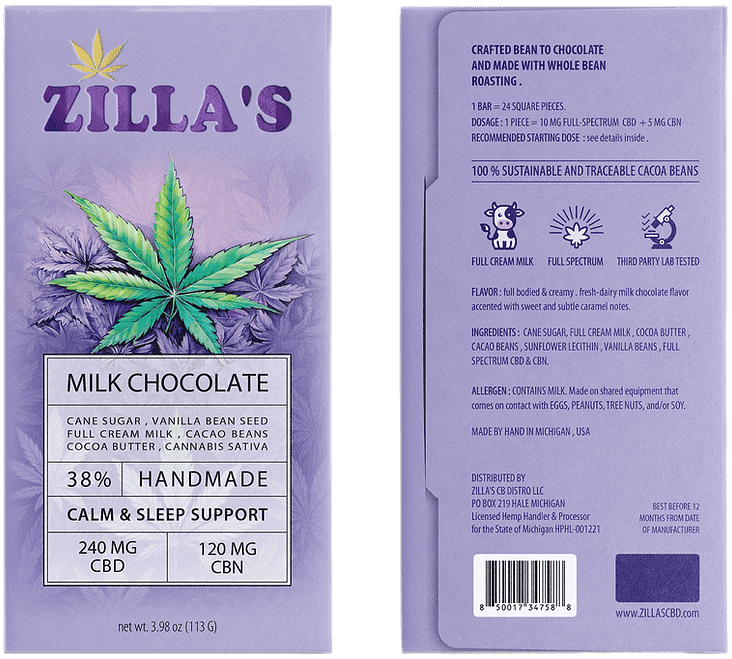 CALM & SLEEP MILK CHOCOLATE