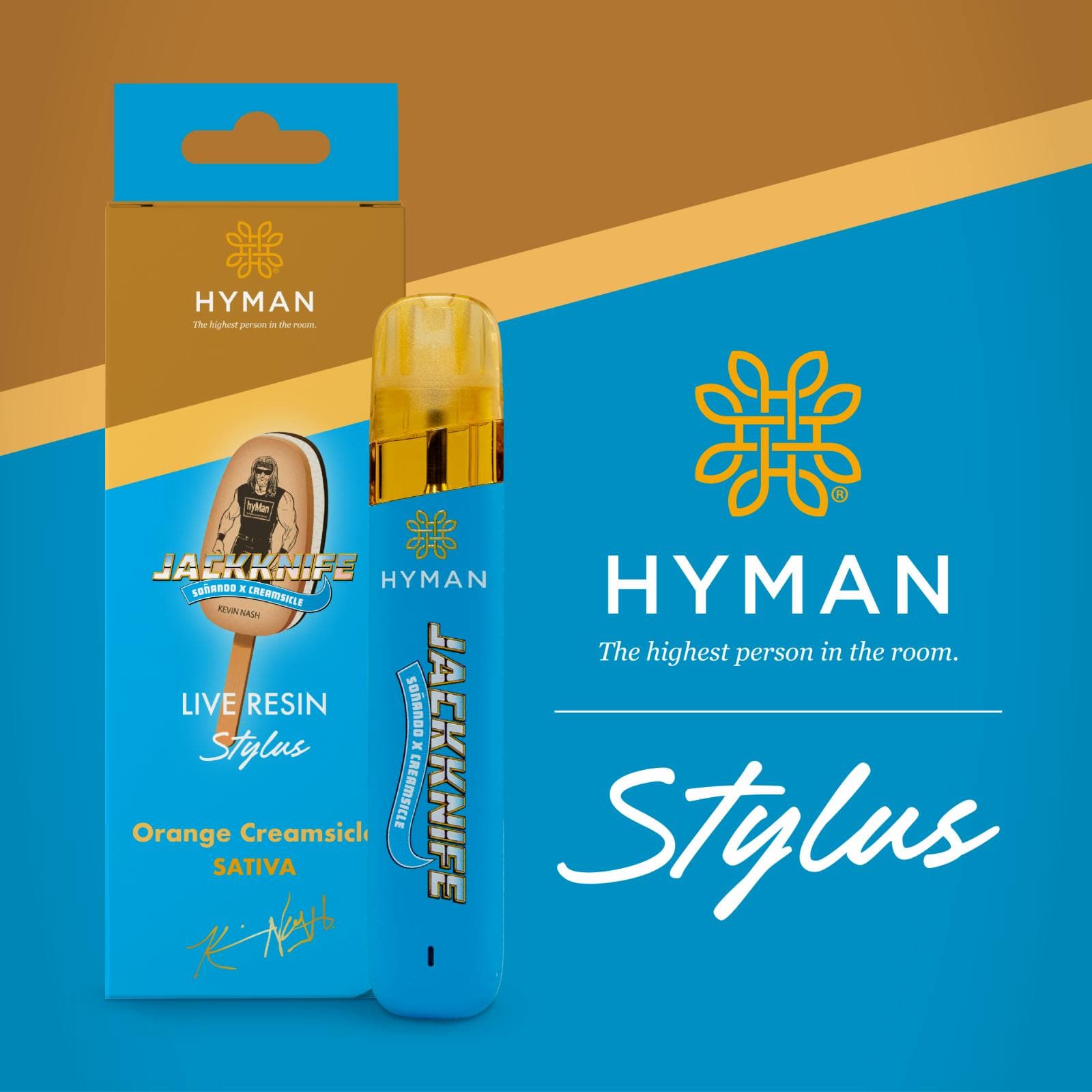 HYMAN | JACKKNIFE | SATIVA | DISPOSABLE VAPE | 1G | REC - View 1