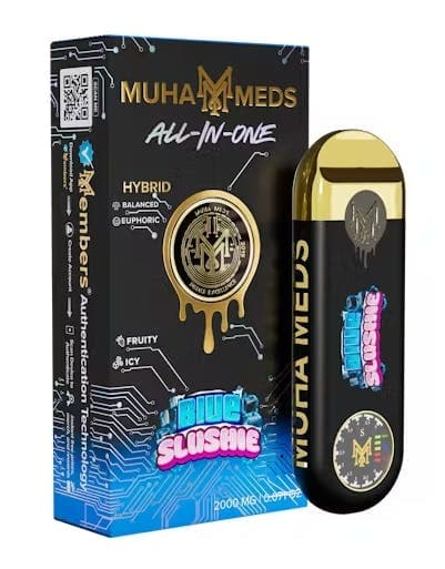 MUHA MEDS | BLUE SLUSHIE | HYBRID | DISPOSABLE | 2G | REC - View 2