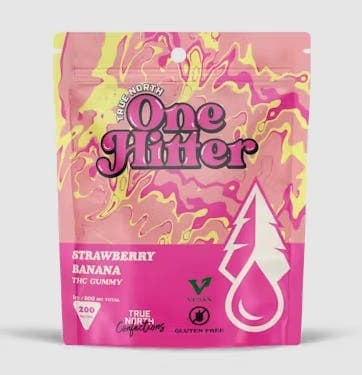 TRUE NORTH | ONE HITTER | STRAWBERRY BANANA | 200MG | REC - View 1