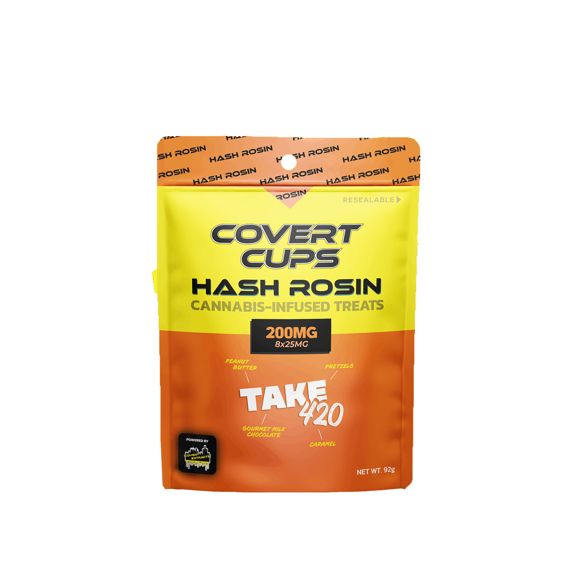 COVERT CUPS | TAKE 420 | HYBRID | HASH ROSIN EDIBLES | 200MG | REC - View 2