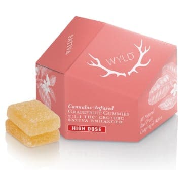 Wyld | Grapefruit | High-Dosed |  THC:CBG:CBC | 2:2:1 | - View 3