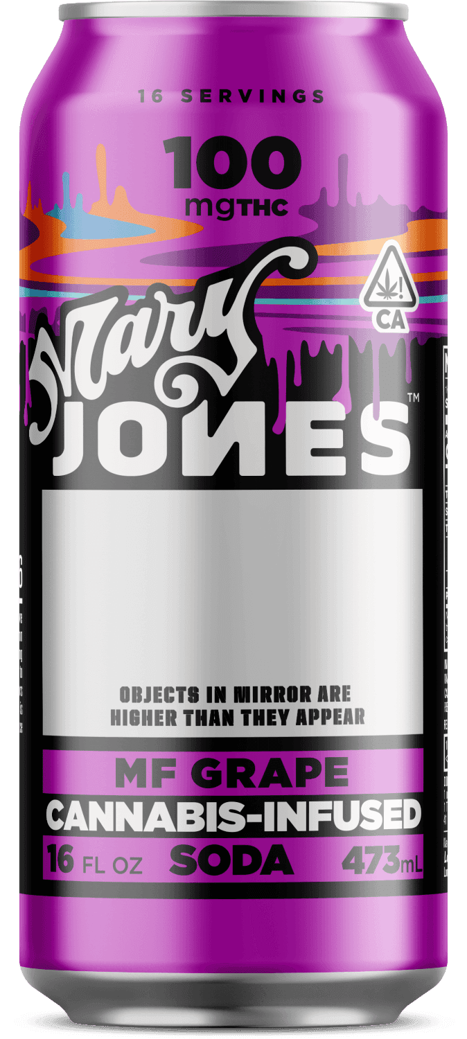 MARY JONES SODA | GRAPE SODA | DRINKS | 100MG - View 1