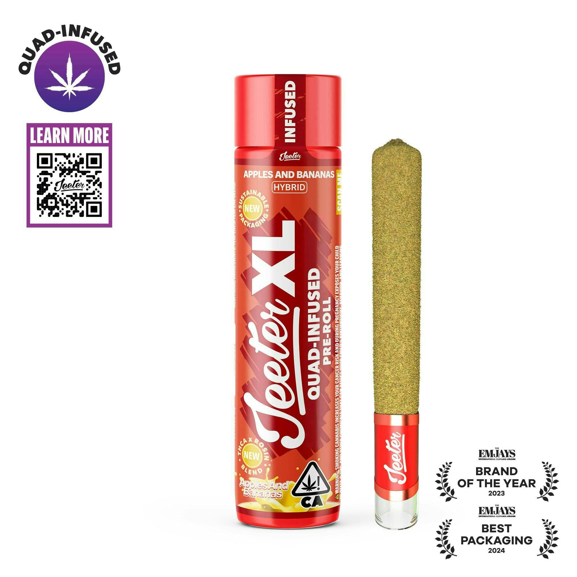 Apples & Bananas Infused XL Pre-Roll 2G - View 2