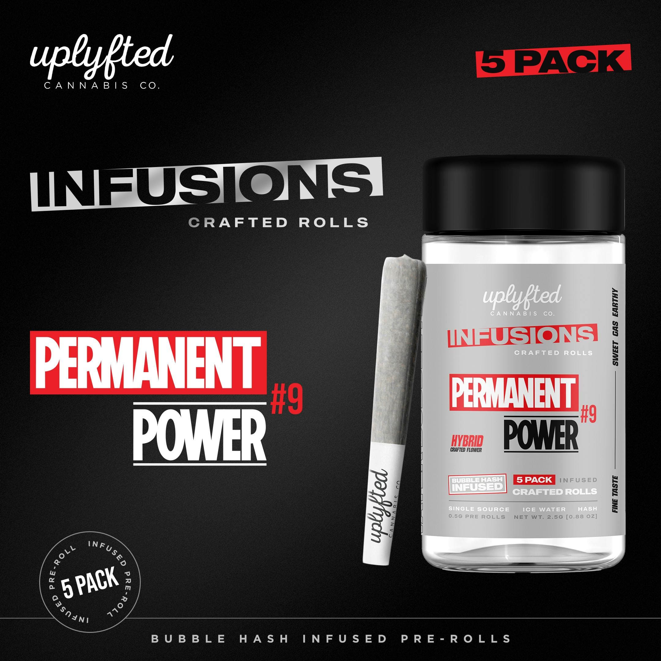 PERMANANT POWER #9 INFUSED PRE-ROLL PACK