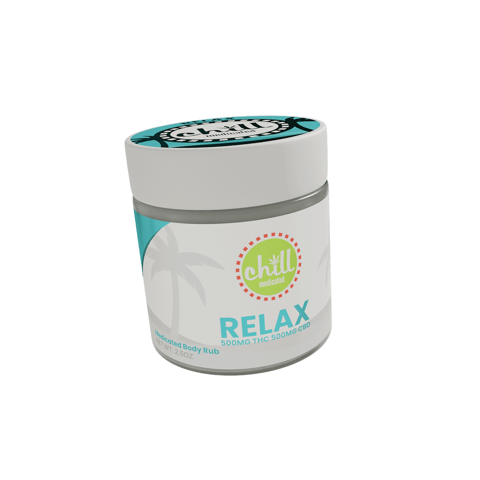 CHILL MEDICATED | RELAX BODY RUB | TOPICAL | 500MG:500MG | REC - View 2
