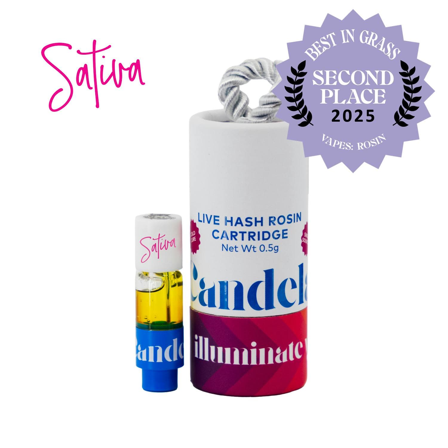 CANDELA | JACK HERER | SATIVA | 510 CARTRIDGE | .5G | REC - View 1