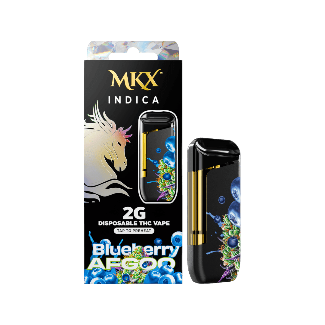 MKX | BLUEBERRY AFGOO | INDICA | DISPOSABLE VAPE | 2G | REC