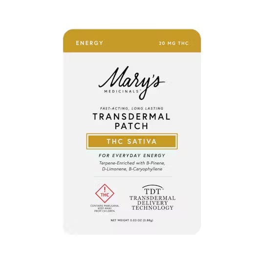 Transdermal THC Patch 20MG