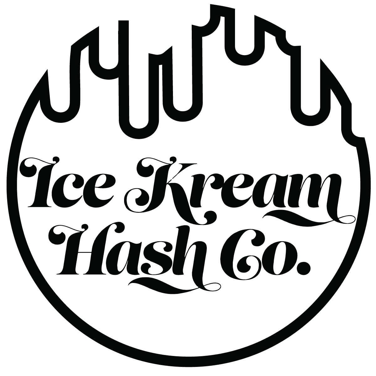 Ice Kream Hash Co. cannabis brand logo