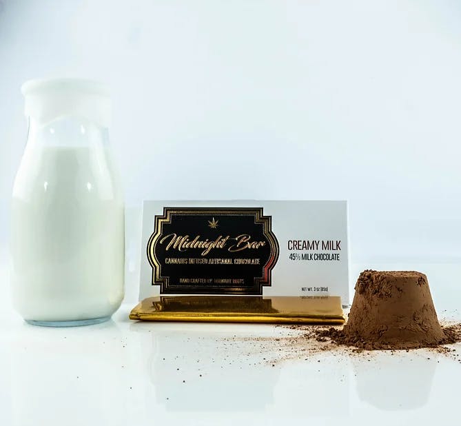 MIDNIGHT BAR | CREAMY MILK BAR | HYBRID | CHOCOLATE | 200MG | REC - Main view