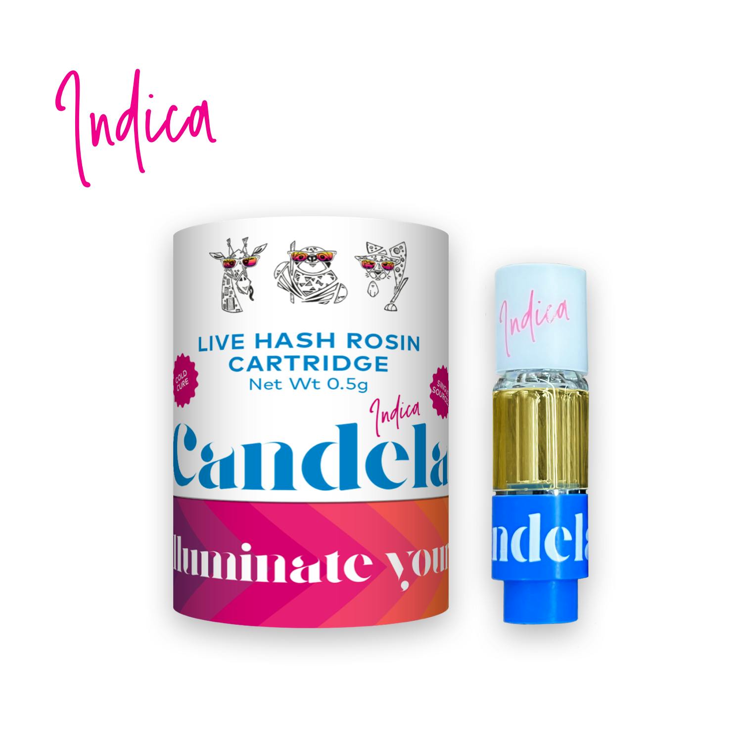 CANDELA | TRUFFLE CAKE ROSIN | INDICA | 510 CARTRIDGE | 0.5G | REC - Main view