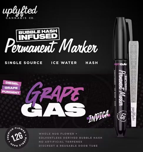 UPLYFTED | GRAPE GAS | HYBRID | INFUSED | 1.2G | REC - Main view