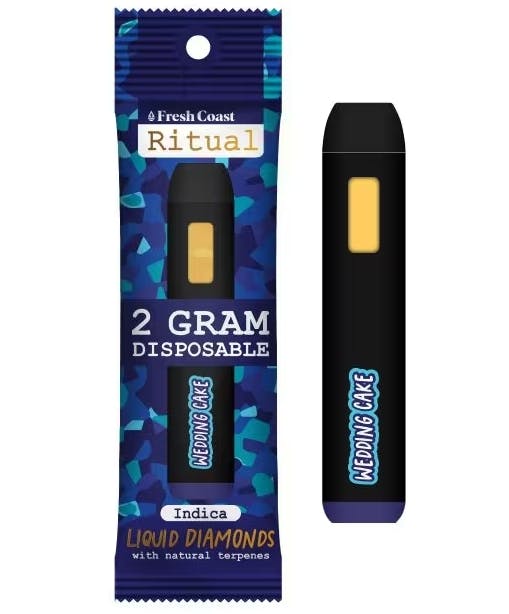 RITUAL | WEDDING CAKE | INDICA | DISPOSABLE VAPE | 2G | REC - Main view