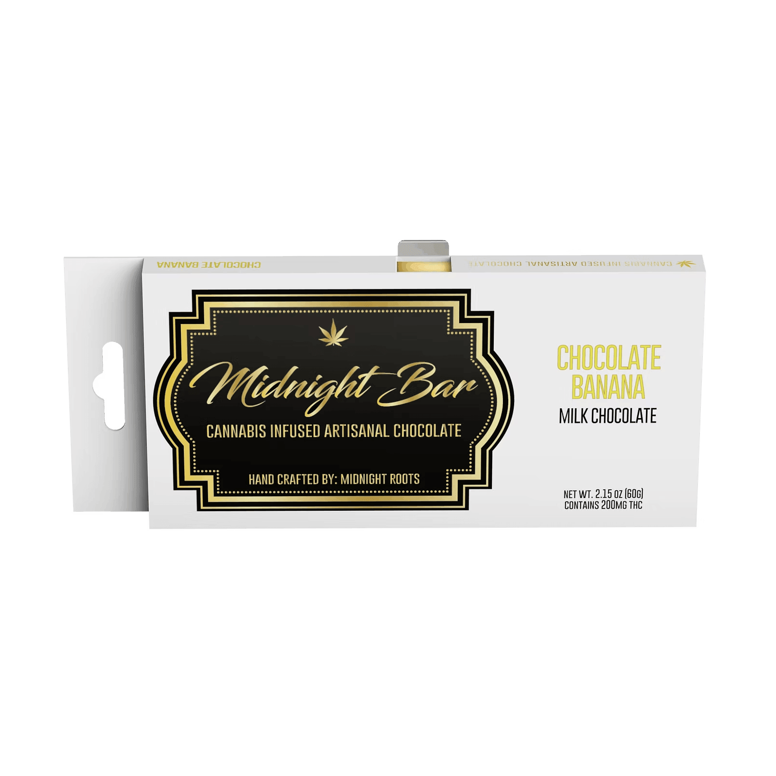 MIDNIGHT ROOTS | CHOCOLATE BANANA | CHOCOLATE BAR | 200MG  | REC - Main view