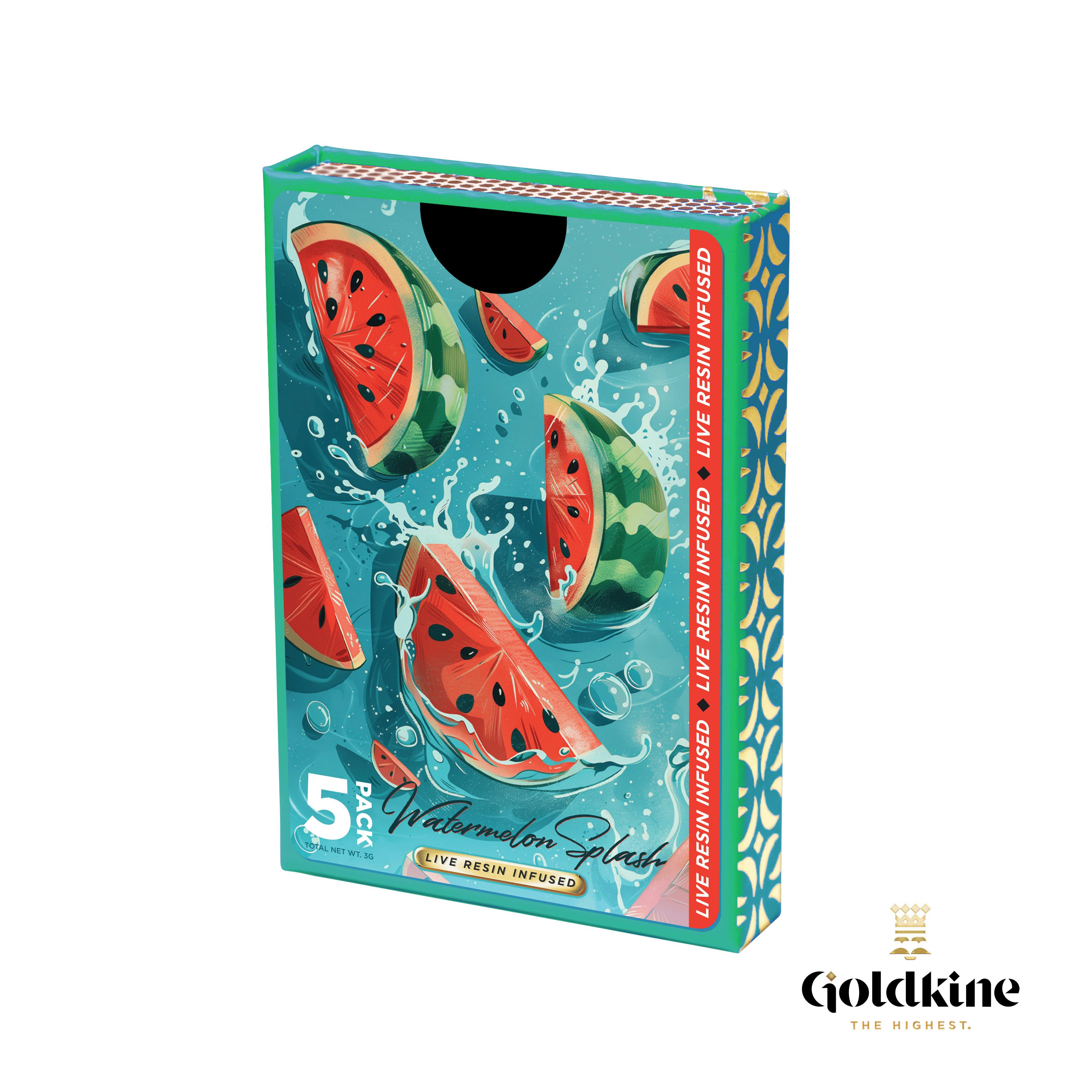 GOLDKINE | WATERMELON SPLASH | HYBRID | INFUSED MULTI-PACK | 3G | REC - Main view