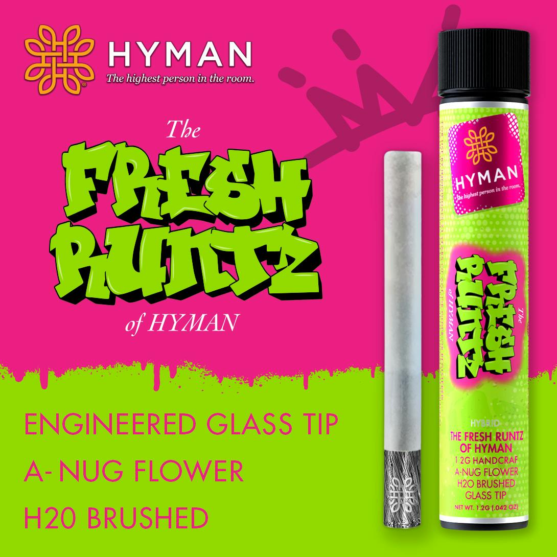 HYMAN | FRESH RUNTZ | HYBRID | PRE-ROLL | 1.2G | REC - Main view