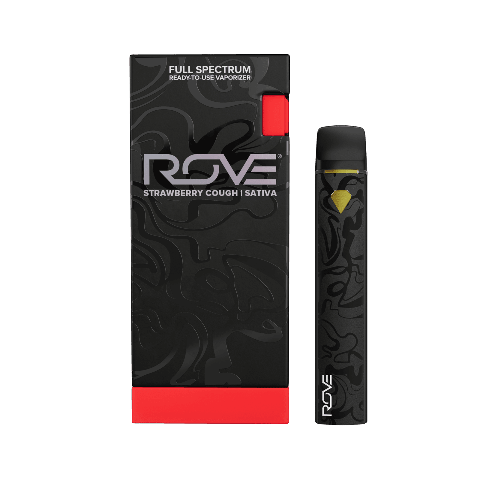 ROVE | STRAWBERRY COUGH | SATIVA | MELTED DIAMONDS | DISPOSABLE VAPE | 1G | REC - Main view