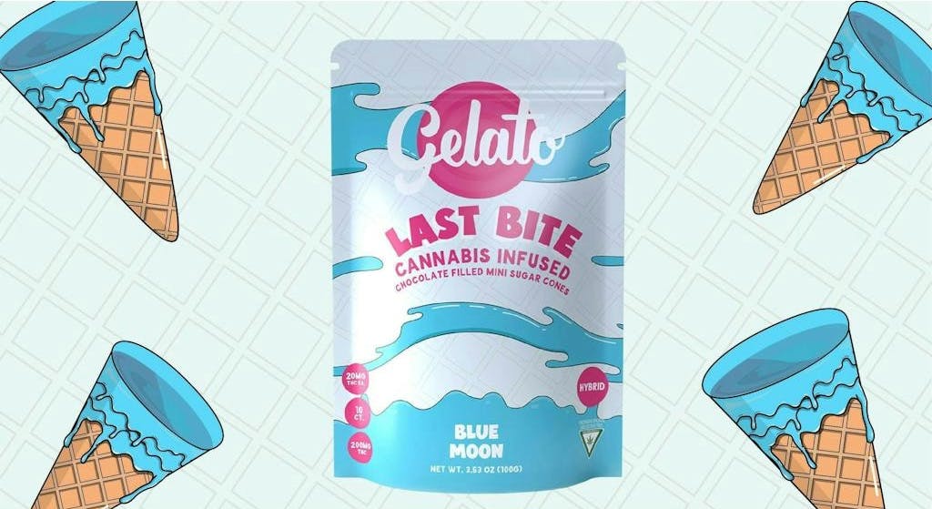 GELATO | BLUE MOON LAST BITE CONES | HYBRID | CHOCOLATE | 200MG | REC - Main view