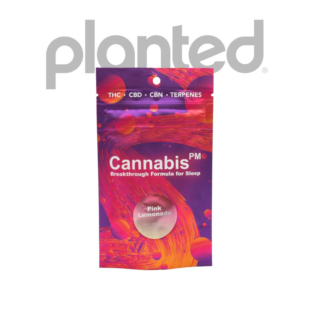 CANNABIS PM | PINK LEMONADE | THC:CBD:CBN | GUMMMIES | 50MG | REC - Main view