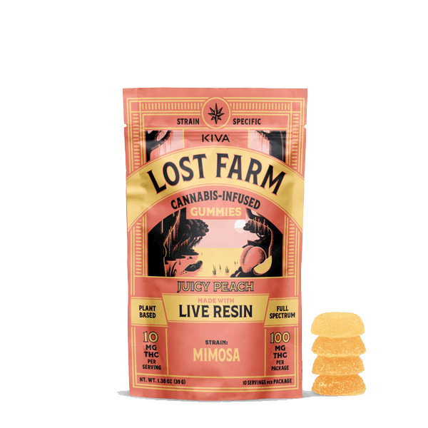 LOST FARMS | JUICY PEACH | SATIVA | GUMMIES | 200MG - Main view