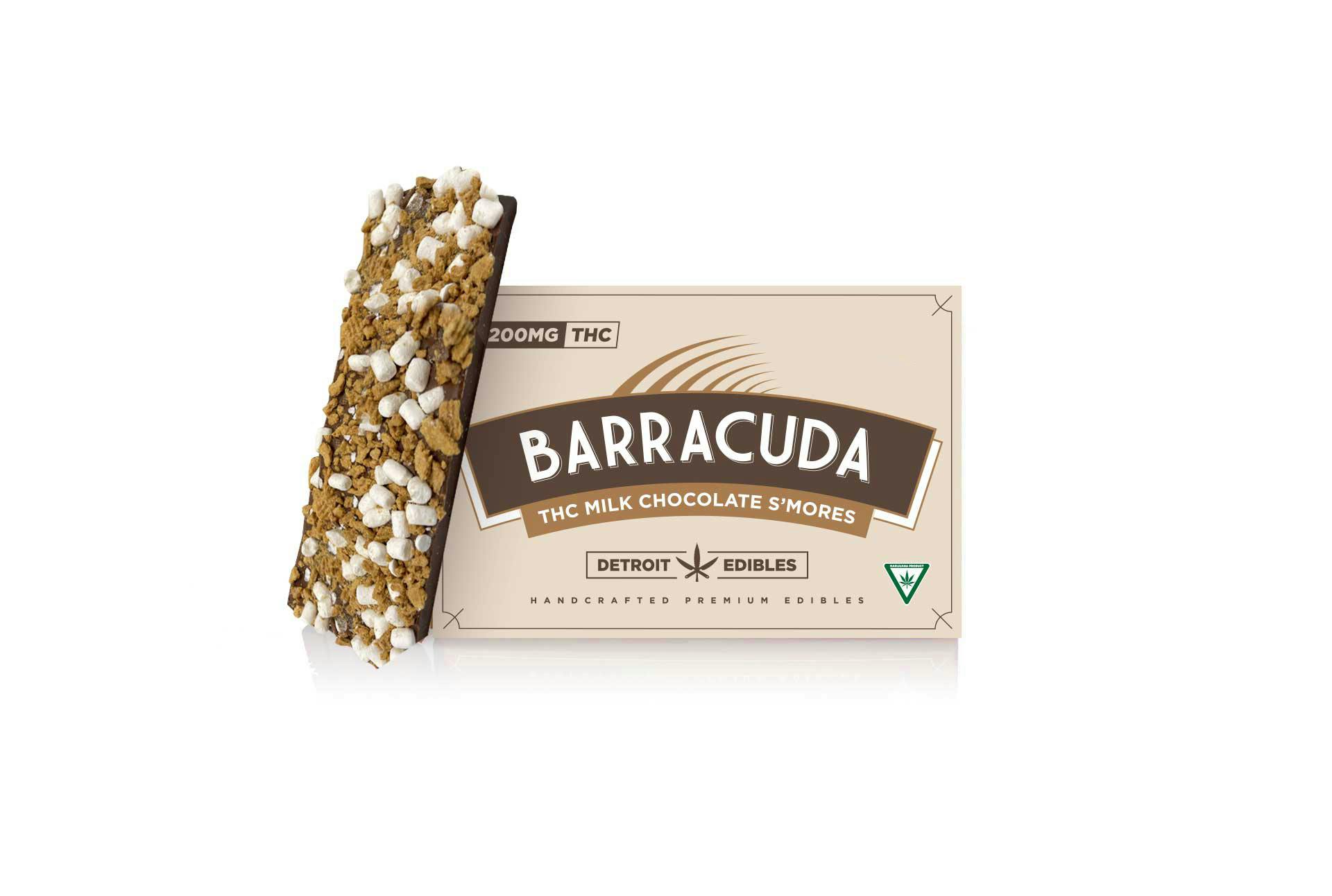 BARRACUDA | MILK CHOCOLATE S'MORES | 200MG | REC - Main view