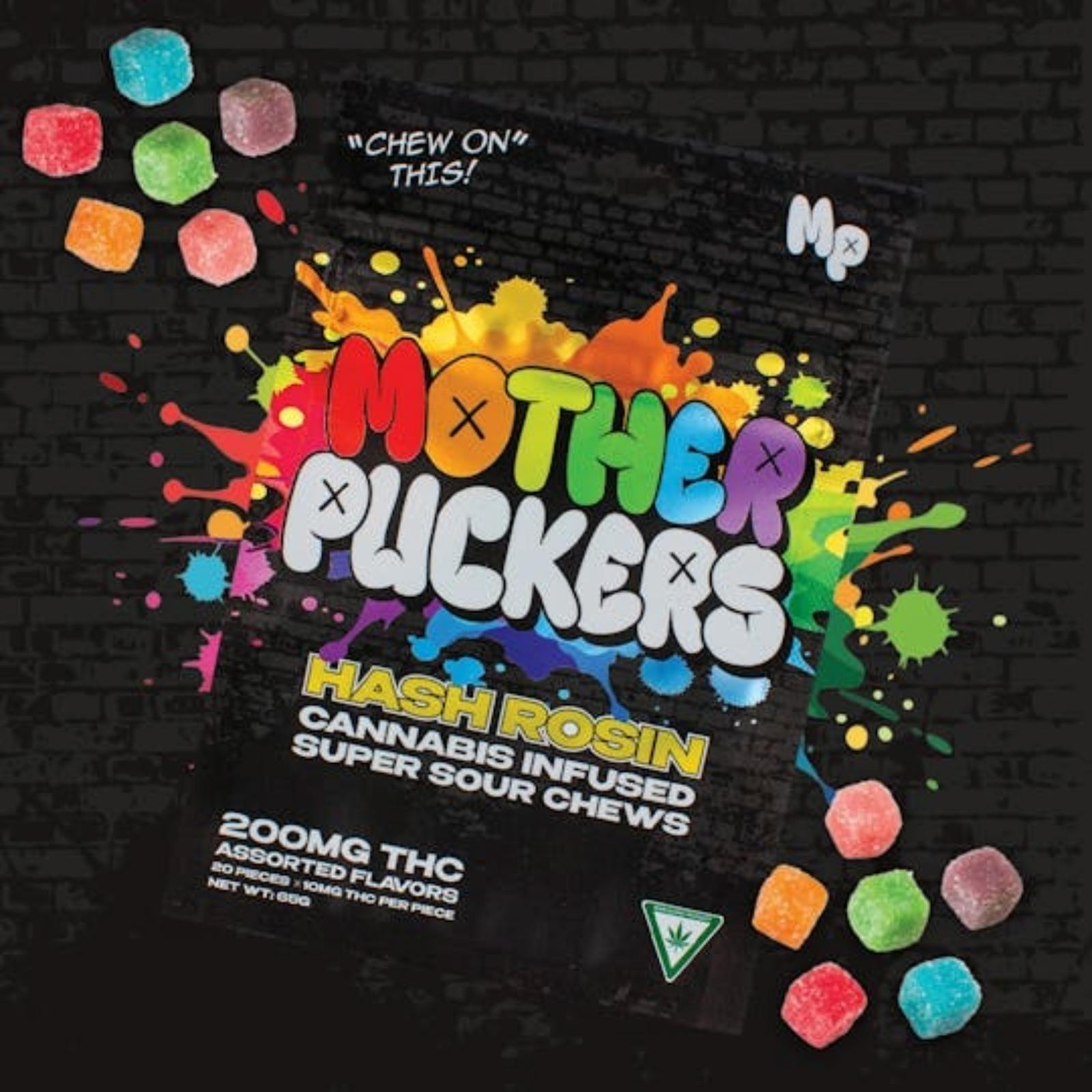 MOTHER PUCKERS | NOW & ZEN | HYBRID | GUMMIES | 200MG  | REC - Main view