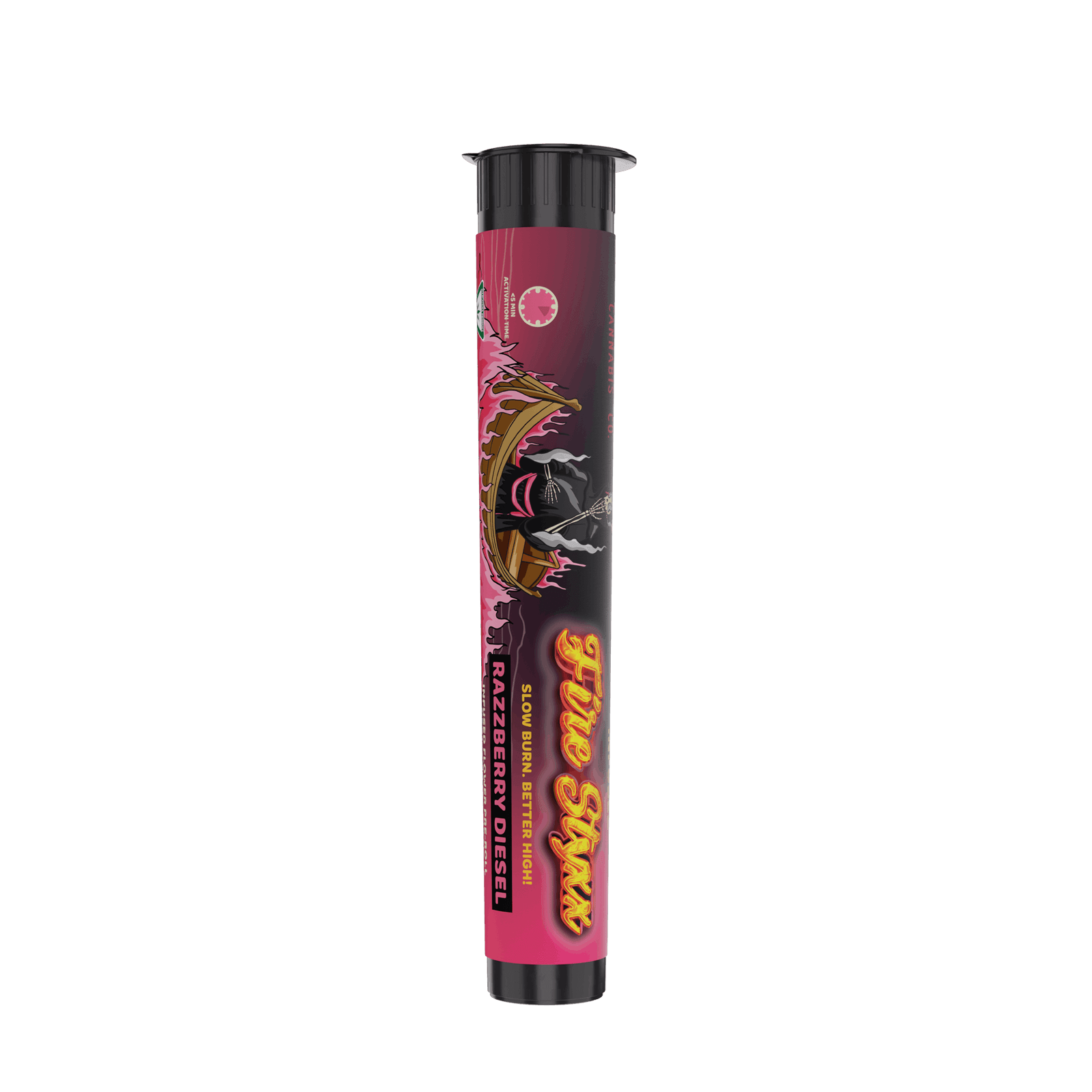 FIRESTYXX | RAZZBERRY DIESEL | INDICA | INFUSED PRE-ROLL | 1G | REC - Main view