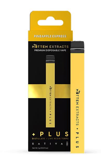 MITTEN EXTRACTS | PINEAPPLE EXPRESS | SATIVA | 1G | DISPOSABLE - Main view