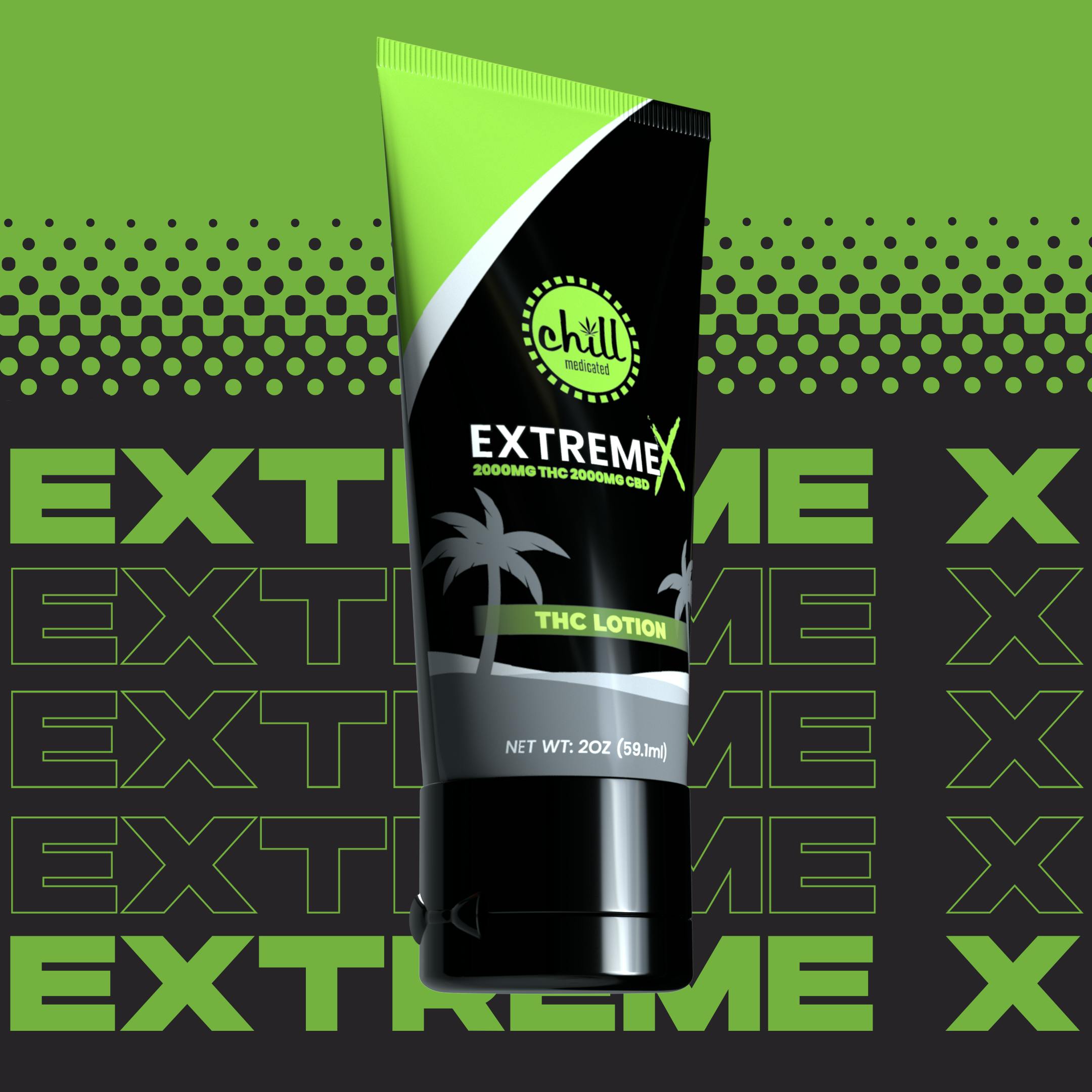 CHILL MEDICATED | EXTREME X LOTION | TOPICAL | 1:1 THC:CBD | 4000MG | REC - Main view