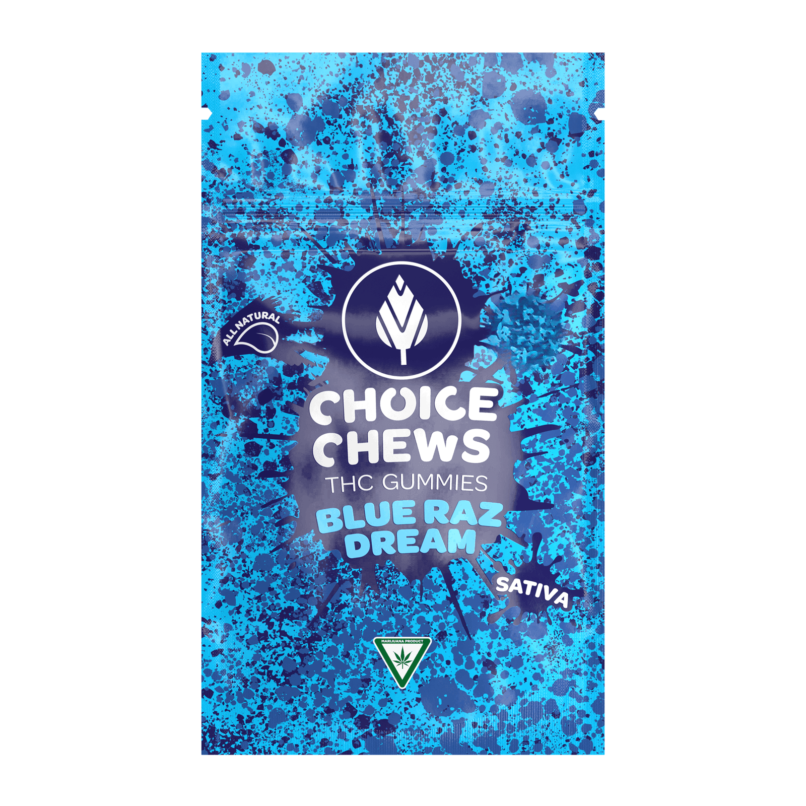 Choice | Blue Razz Dream Gummies | Sativa | 100MG | REC - Main view