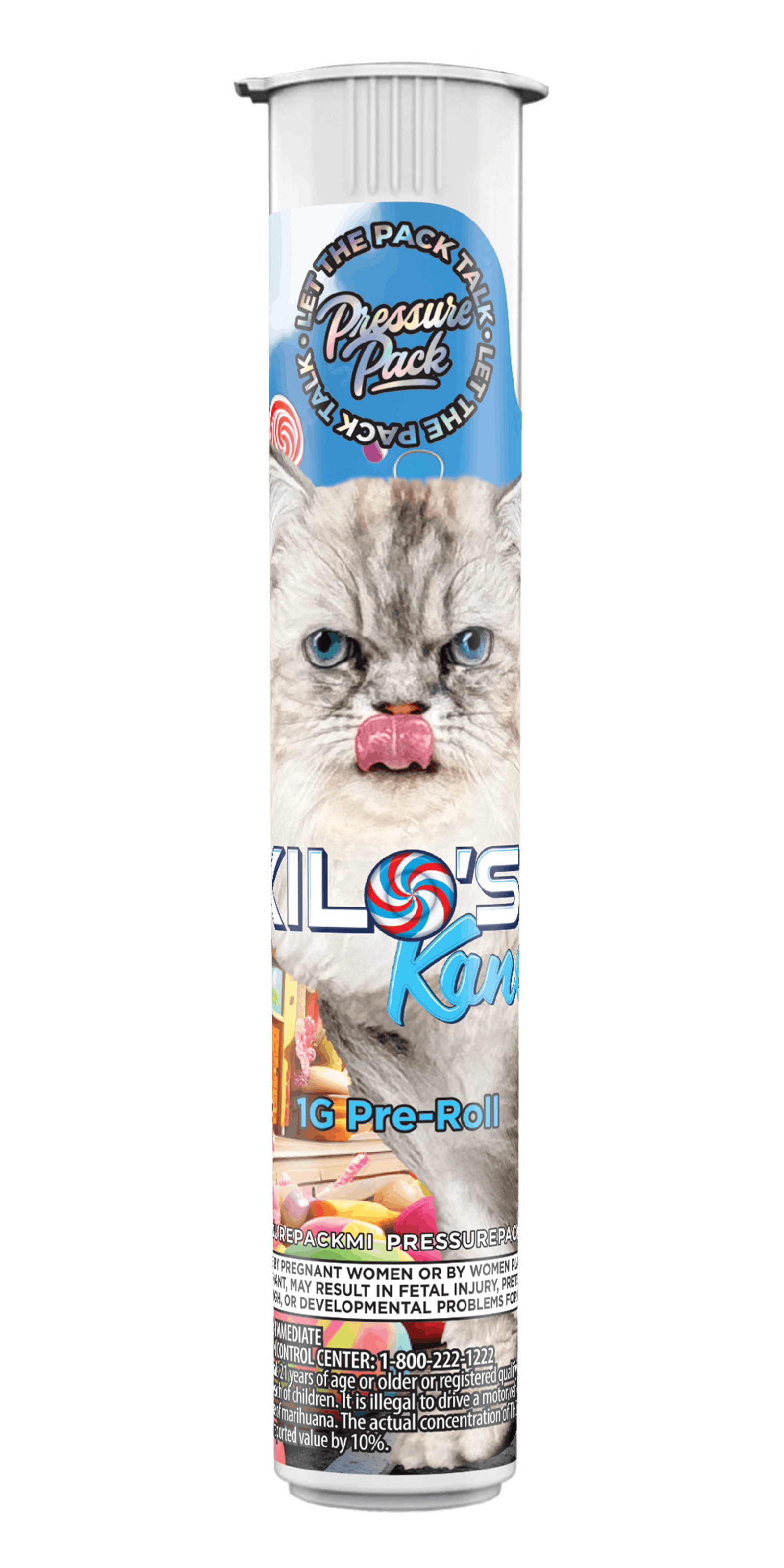 PRESSURE PACK | KILO'S KANDY | HYBRID | PRE-ROLL | 1G | REC - Main view