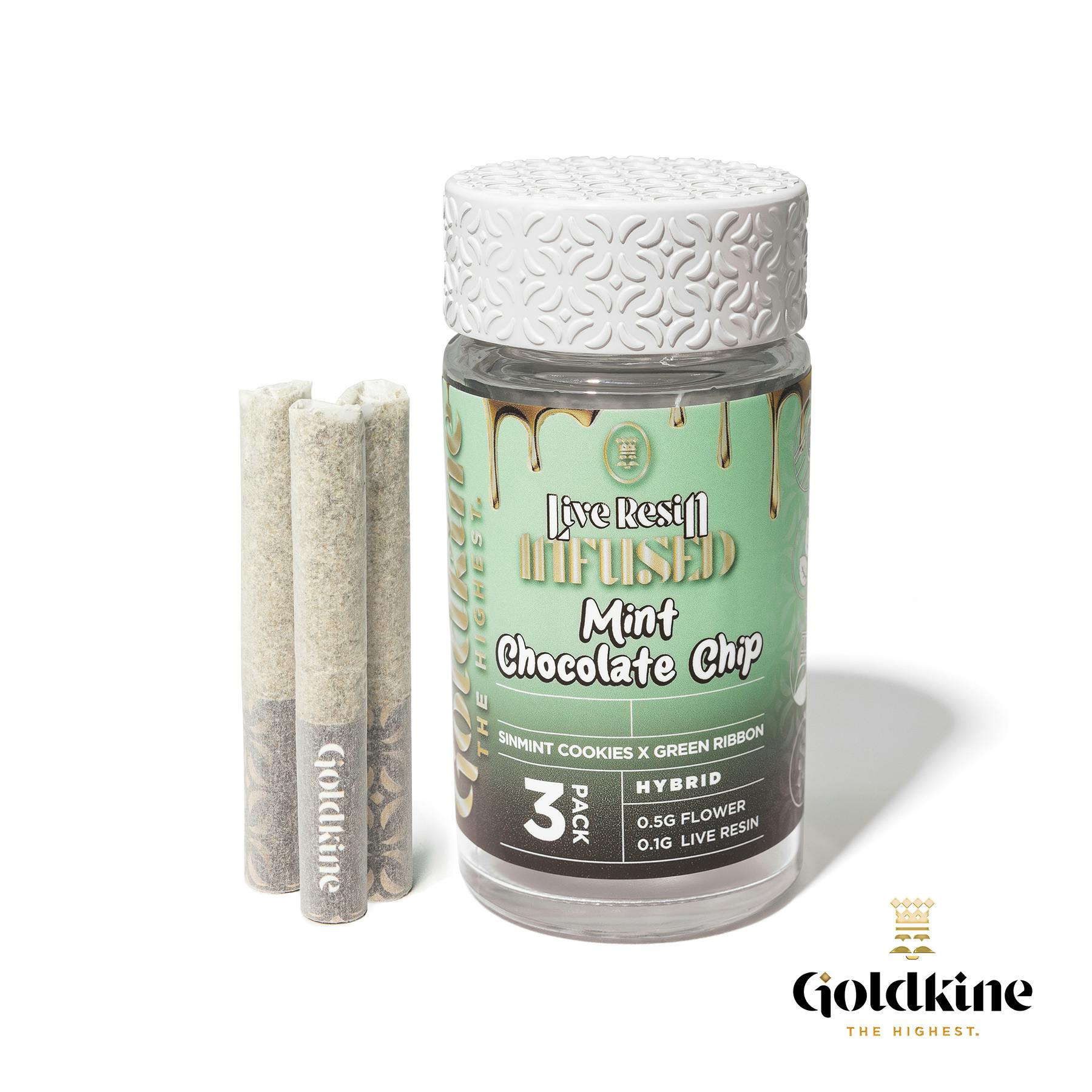 GOLDKINE | MINT CHOCOLATE CHIP | HYBRID | MULTI-PACK | 2.5G | REC - Main view